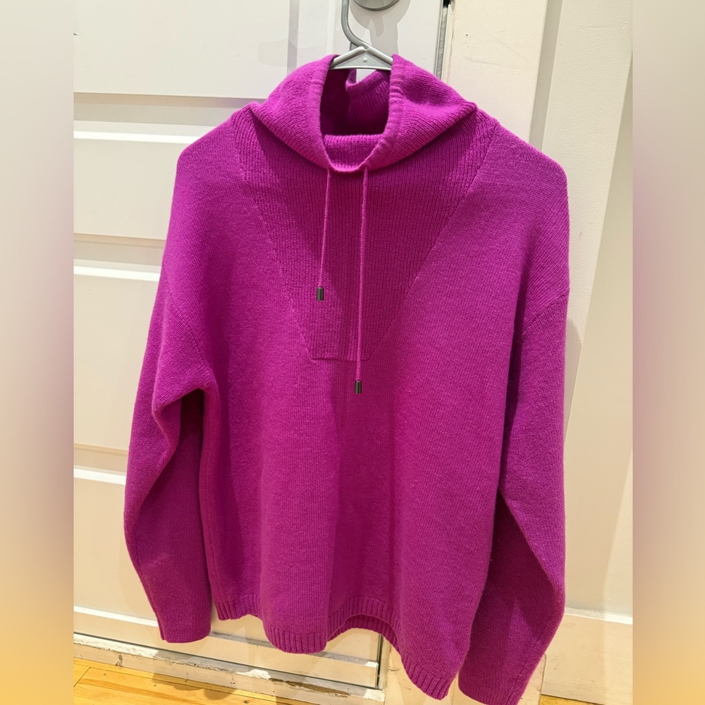 H for Halston Heritage Fuchsia Sweater